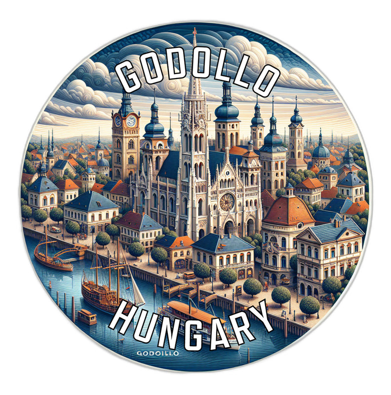 Godollo Hungary Souvenir Die Cut Flat Magnet 2-Inch