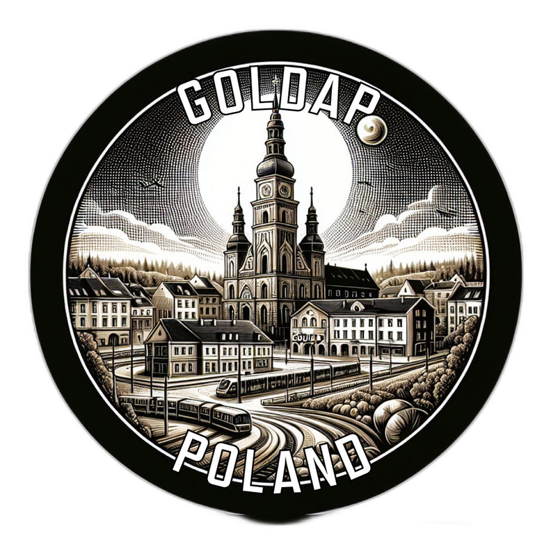 Goldap Poland Souvenir Vinyl Decal Sticker 6-Inch