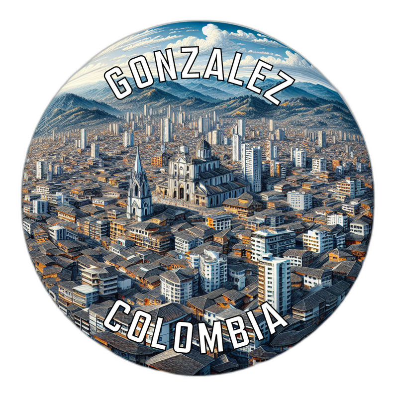 Gonzalez Colombia Souvenir Vinyl Decal Sticker 3-Inch