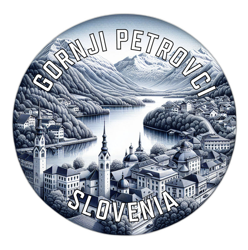 Gornji Petrovci Slovenia Souvenir Vinyl Decal Sticker 6-Inch