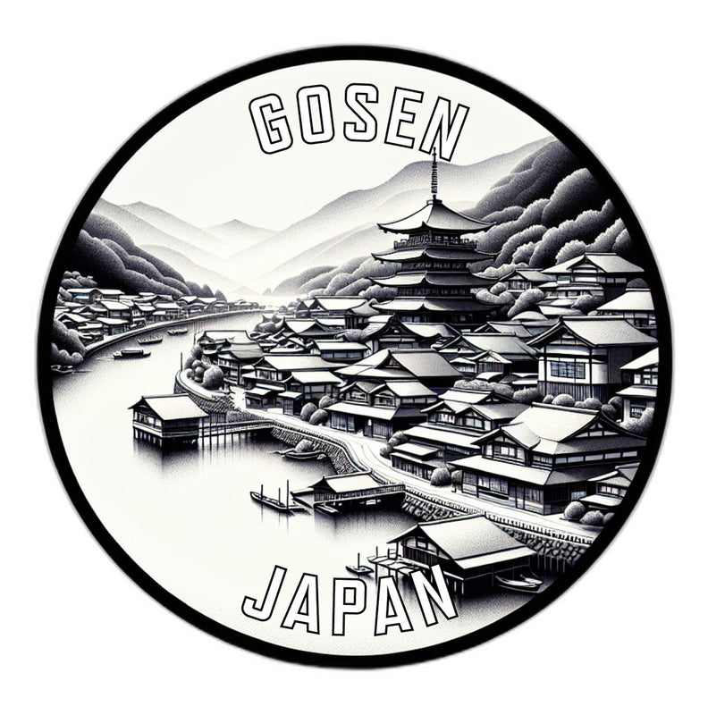 Gosen Japan Souvenir Vinyl Decal Sticker 6-Inch