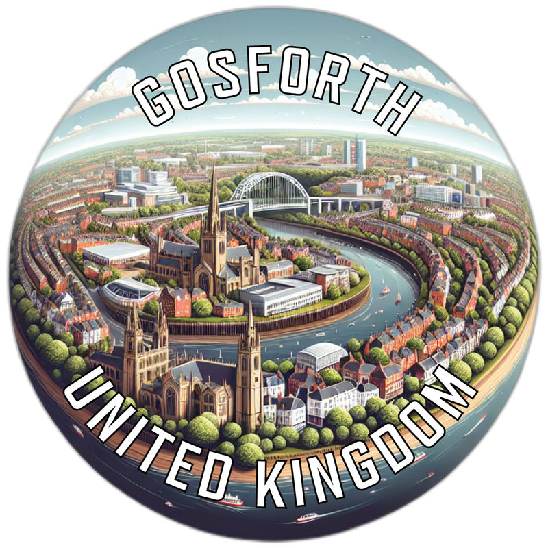 Gosforth United Kingdom Souvenir Vinyl Decal Sticker 6-Inch