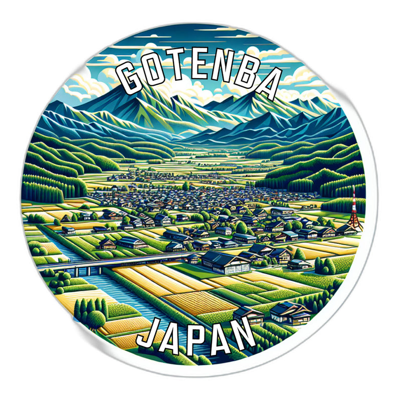 Gotenba Japan Souvenir Vinyl Decal Sticker 6-Inch