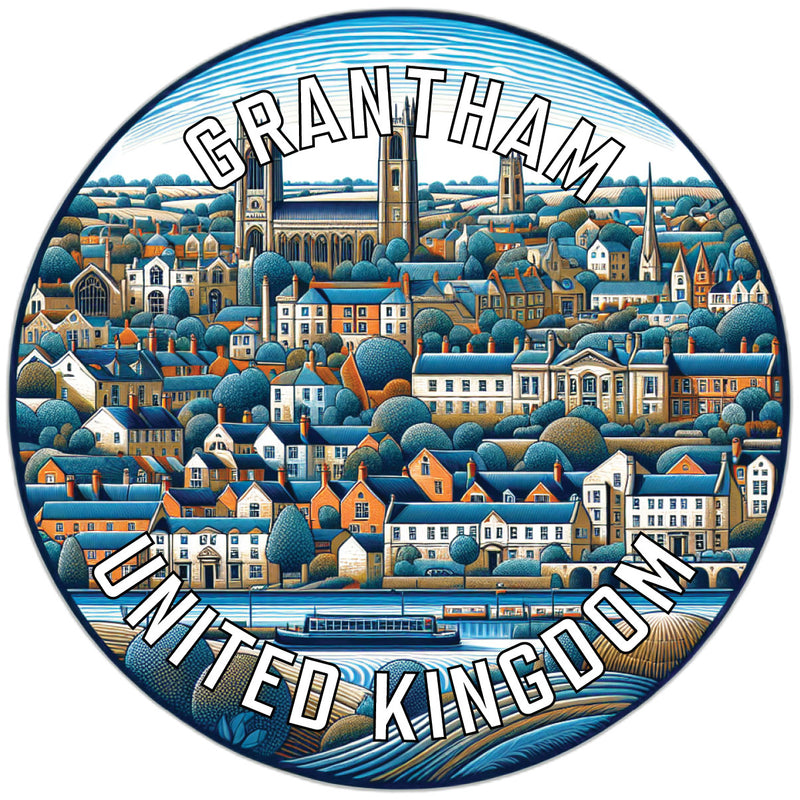 Grantham United Kingdom Souvenir Vinyl Decal Sticker 2-Inch