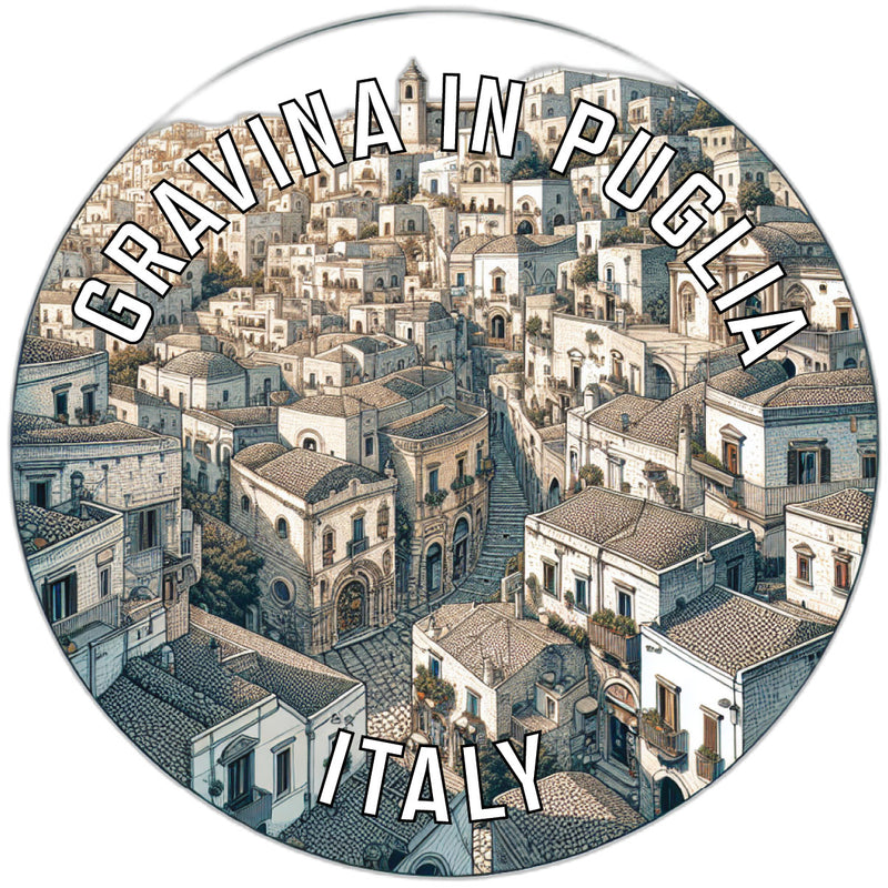 Gravina in Puglia Italy Souvenir Vinyl Decal Sticker 6-Inch