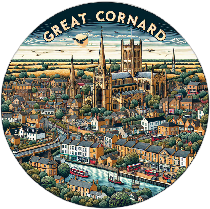 Great Cornard United Kingdom Souvenir Vinyl Decal Sticker 4-Inch