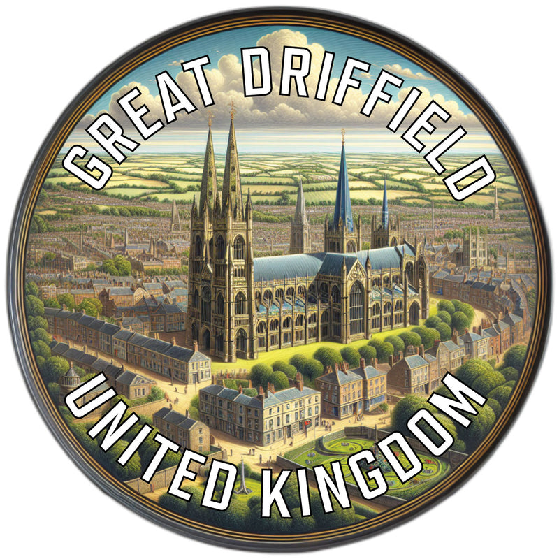 Great Driffield United Kingdom Souvenir Vinyl Decal Sticker 2-Inch