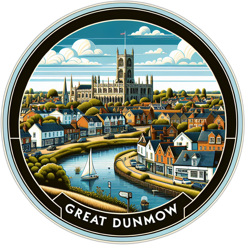Great Dunmow United Kingdom Souvenir Vinyl Decal Sticker 6-Inch