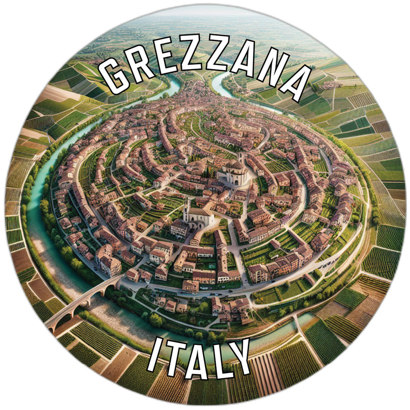 Grezzana Italy Souvenir Die Cut Flat Magnet 2-Inch