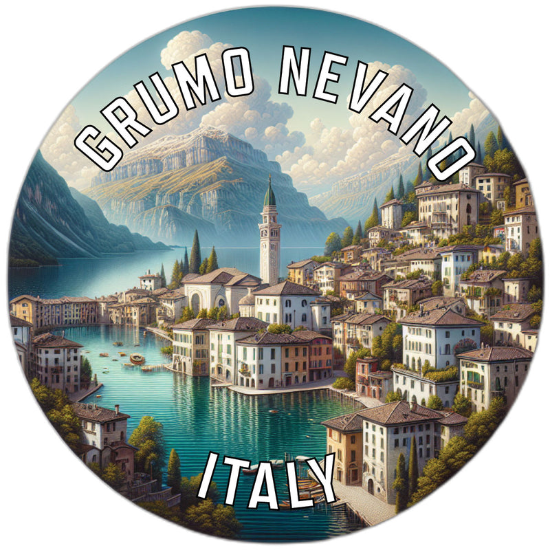 Grumo Nevano Italy Souvenir Die Cut Flat Magnet 2-Inch