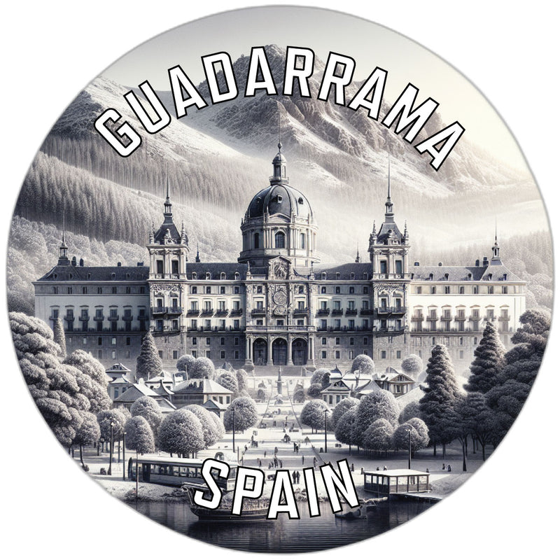 Guadarrama Spain Souvenir Die Cut Flat Magnet 6-Inch