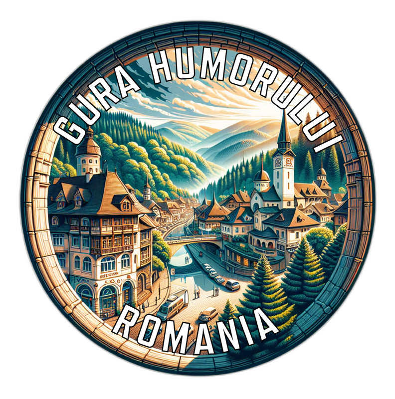 Gura Humorului Romania Souvenir Vinyl Decal Sticker 2-Inch