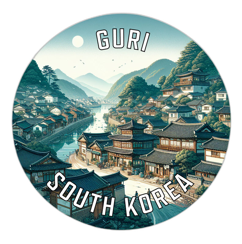 Guri Korea South Souvenir Vinyl Decal Sticker 6-Inch