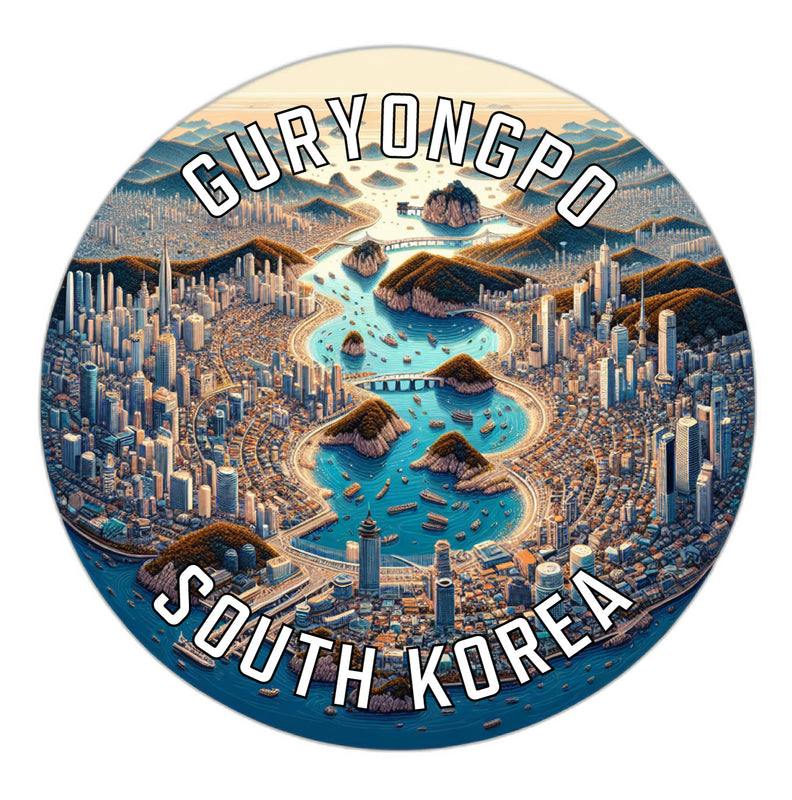 Guryongpo Korea South Souvenir Vinyl Decal Sticker 2-Inch