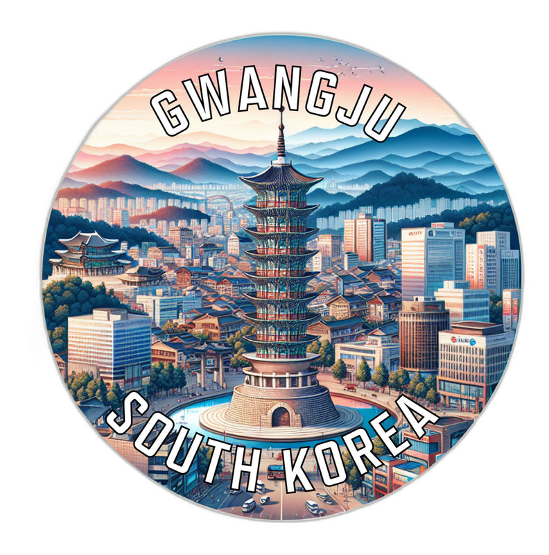 Gwangju Korea South Souvenir Vinyl Decal Sticker 6-Inch