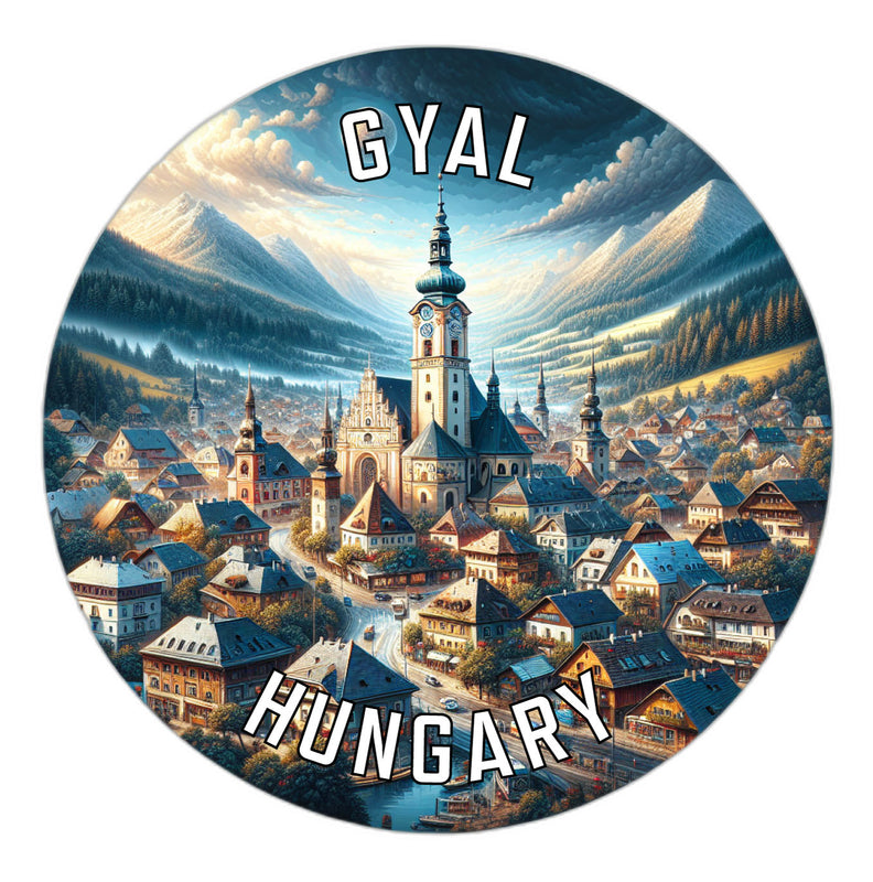 Gyal Hungary Souvenir Vinyl Decal Sticker 6-Inch