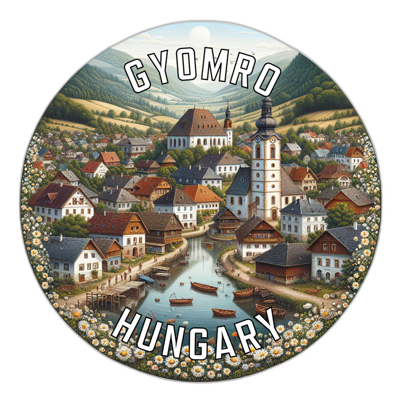 Gyomro Hungary Souvenir Vinyl Decal Sticker 2-Inch