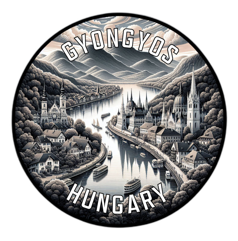 Gyongyos Hungary Souvenir Die Cut Flat Magnet 2-Inch