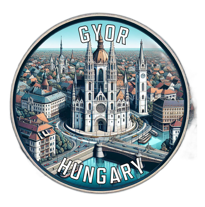 Gyor Hungary Souvenir Vinyl Decal Sticker 2-Inch