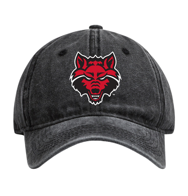Arkansas State Officially Licensed Dad Hat - Unisex Baseball Cap Colorful Logo Black