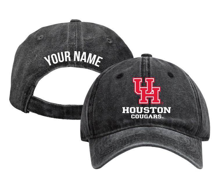 University of Houston Personalized College Dad Hat – Officially Licensed Baseball Cap Black