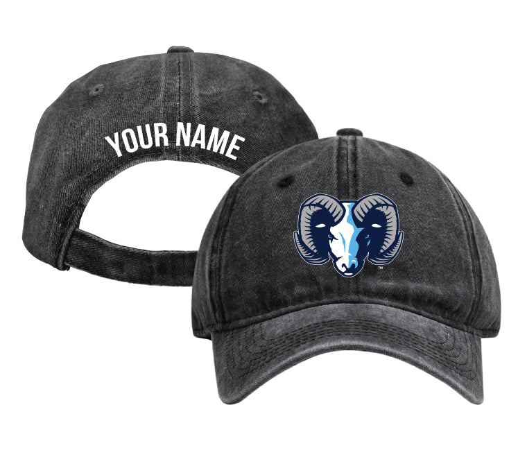 Rhode Island University Personalized College Dad Hat – Officially Licensed Baseball Cap Black