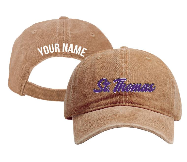 University of St. Thomas Personalized College Dad Hat – Officially Licensed Baseball Cap Coffee