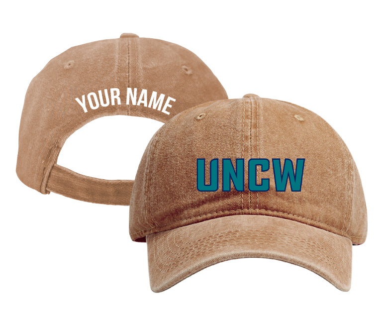 North Carolina Wilmington Seahawks Personalized College Dad Hat – Officially Licensed Baseball Cap Coffee
