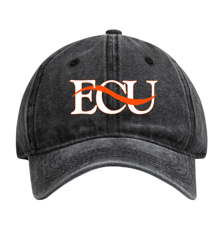 East Central University Tigers Officially Licensed Dad Hat - Unisex Baseball Cap Colorful Logo Black