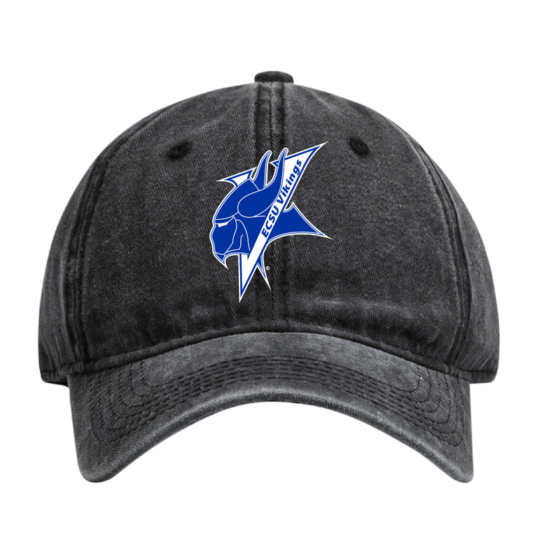 Elizabeth City State University Officially Licensed Dad Hat - Unisex Baseball Cap Colorful Logo Black