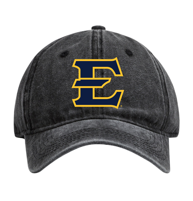 East Tennessee State University Officially Licensed Dad Hat - Unisex Baseball Cap Colorful Logo Black