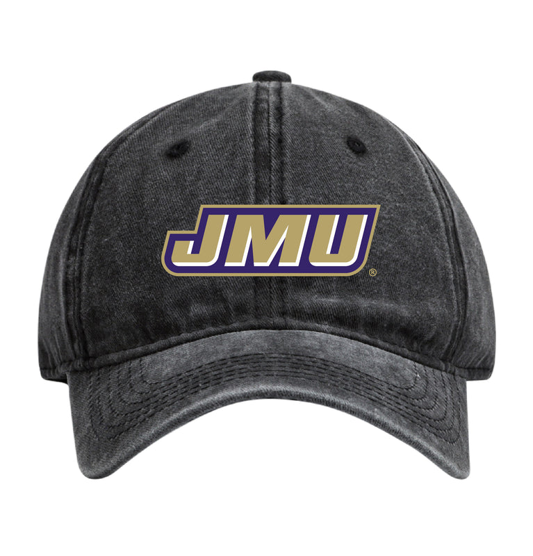 James Madison Dukes Officially Licensed Dad Hat - Unisex Baseball Cap Colorful Logo Black