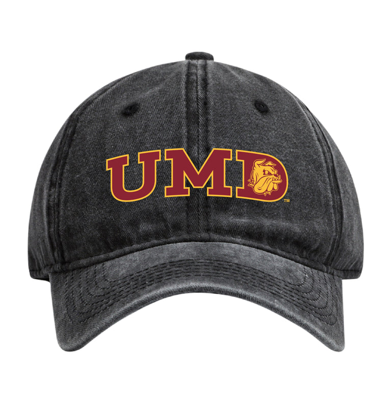Minnesota Duluth Bulldogs Officially Licensed Dad Hat - Unisex Baseball Cap Colorful Logo Black