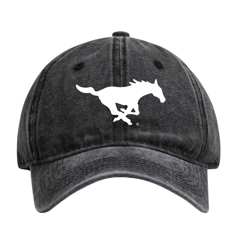 Southern Methodist University Officially Licensed Dad Hat - Unisex Baseball Cap Colorful Logo Black