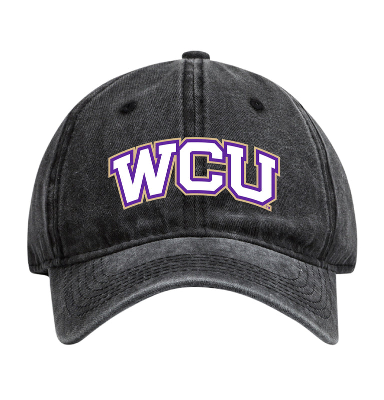 Western Carolina University Officially Licensed Dad Hat - Unisex Baseball Cap Colorful Logo Black