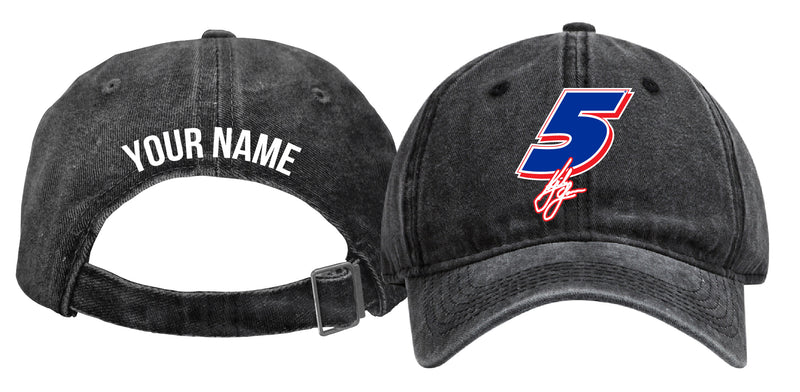 Kyle Larson - Hendricks Cars.com #5 Nascar Officially Licensed Customized Dad Hat - Unisex Baseball Cap Colorful Design