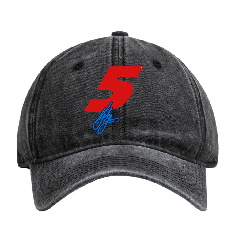Kyle Larson - Valvoline #5 Nascar Officially Licensed Dad Hat - Unisex Baseball Cap Colorful Design