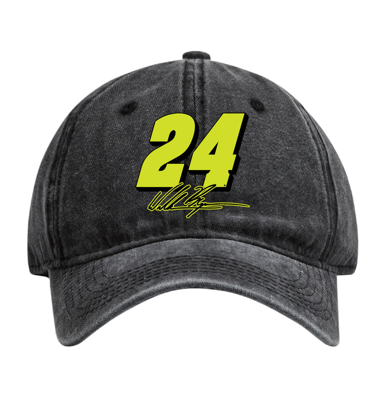 William Byron - Raptor #24 Nascar Officially Licensed Dad Hat - Unisex Baseball Cap Colorful Design
