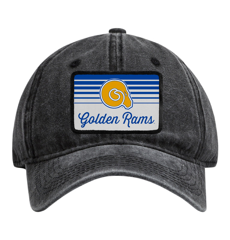 Albany State University Officially Licensed Unisex Dad Hat with Rectangle or Round Cloth Patch Black|Rectangle