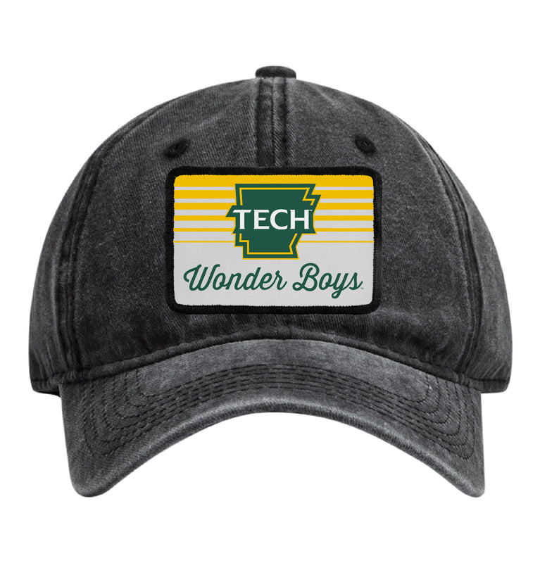 Arkansas Tech University Officially Licensed Unisex Dad Hat with Rectangle or Round Cloth Patch Black|Rectangle