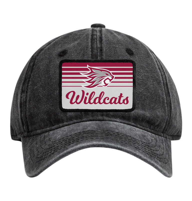California State University, Chico Officially Licensed Unisex Dad Hat with Rectangle or Round Cloth Patch Black|Rectangle