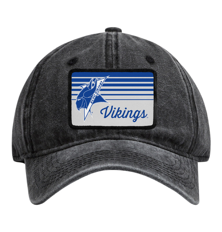 Elizabeth City State University Officially Licensed Unisex Dad Hat with Rectangle or Round Cloth Patch Black|Rectangle