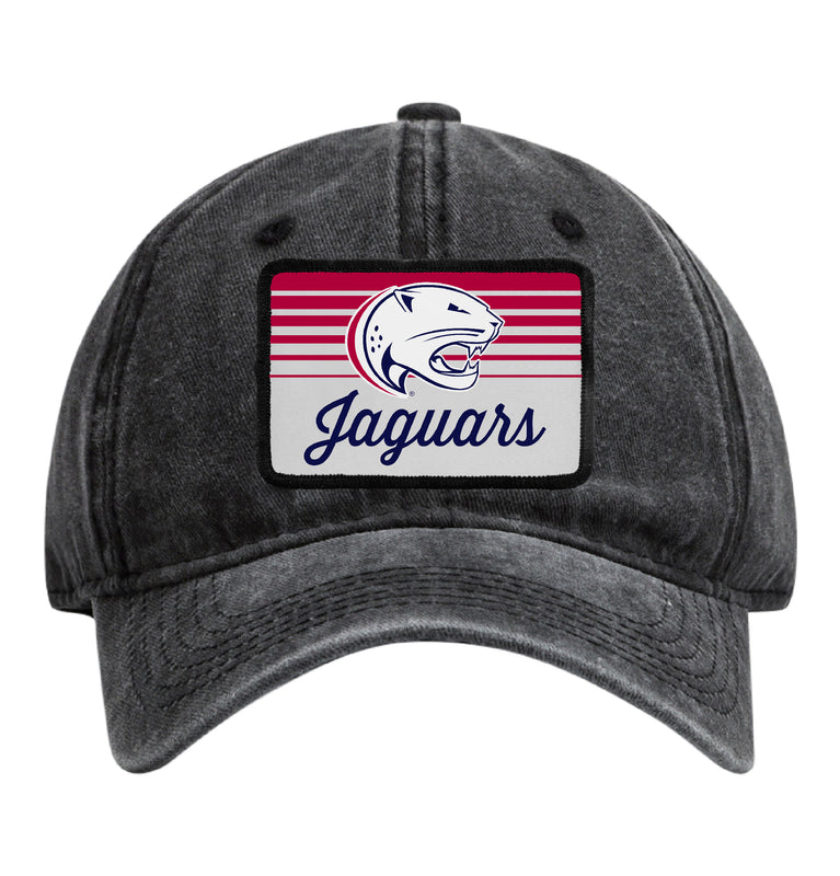 University of South Alabama Officially Licensed Unisex Dad Hat with Rectangle or Round Cloth Patch Black|Rectangle