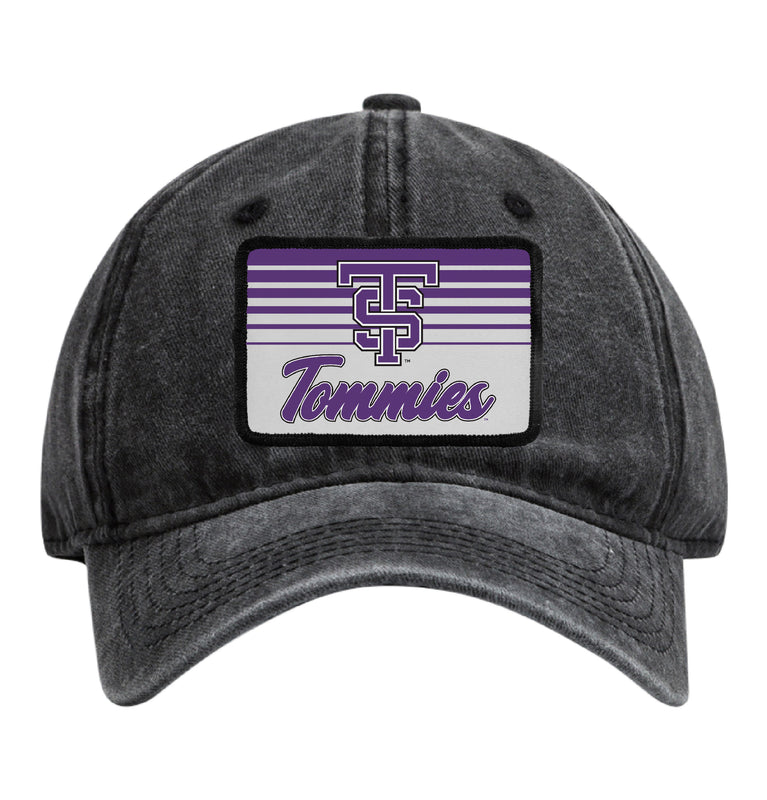 University of St. Thomas Officially Licensed Unisex Dad Hat with Rectangle or Round Cloth Patch Black|Rectangle
