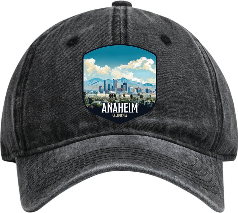 Anaheim California Dad Hat – Unisex Soft Baseball Cap Black