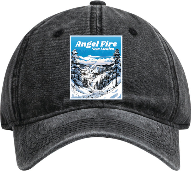 Angel Fire New Mexico Dad Hat – Unisex Soft Baseball Cap Black