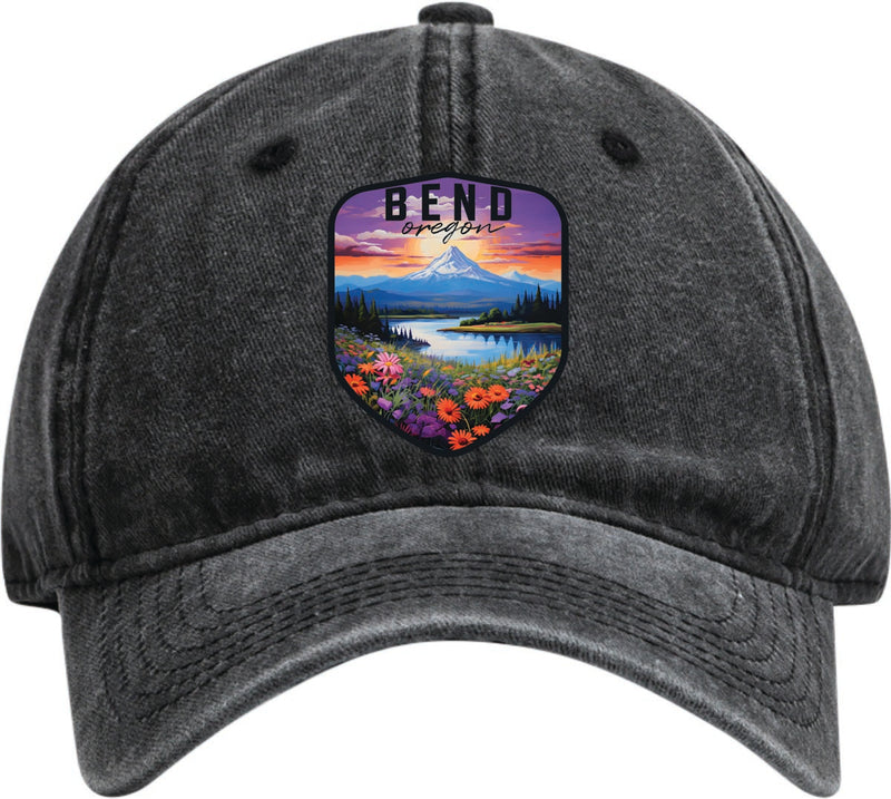 Bend Oregon Dad Hat – Unisex Soft Baseball Cap Black