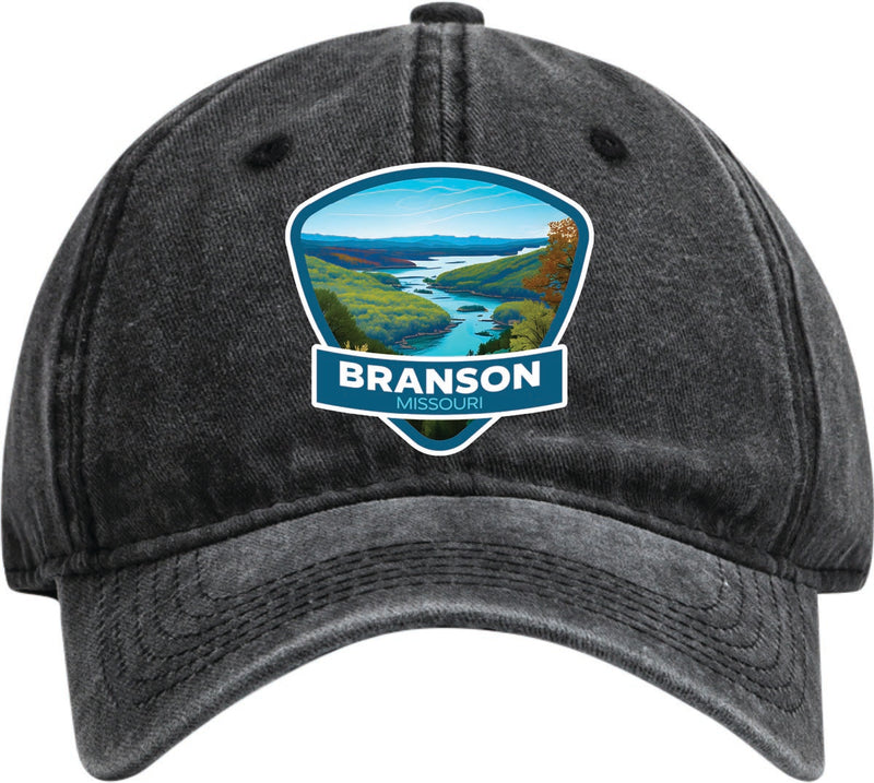 Branson Missouri Dad Hat – Unisex Soft Baseball Cap Black