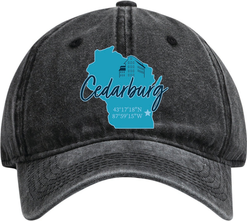 Cedarburg Wisconsin Dad Hat – Unisex Soft Baseball Cap Black
