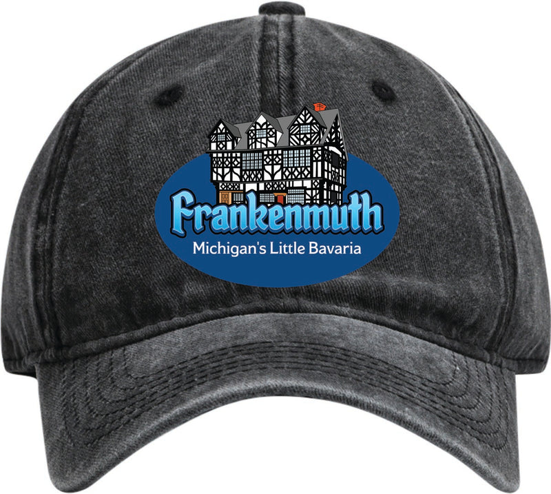 Frankenmuth Michigan Dad Hat – Unisex Soft Baseball Cap Black